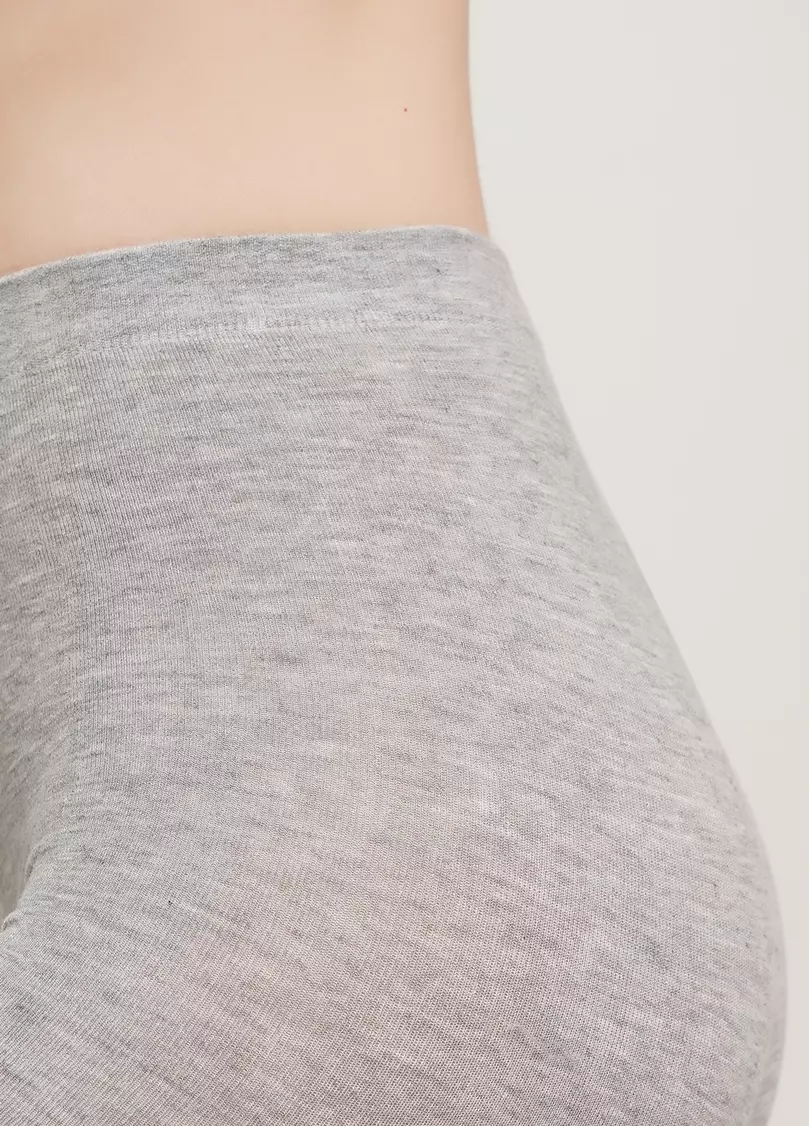 Колготки теплые из вискозы CASHMERE TOUCH light grey melange (серый)