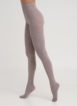 Колготки теплые из вискозы CASHMERE TOUCH safari (серый)