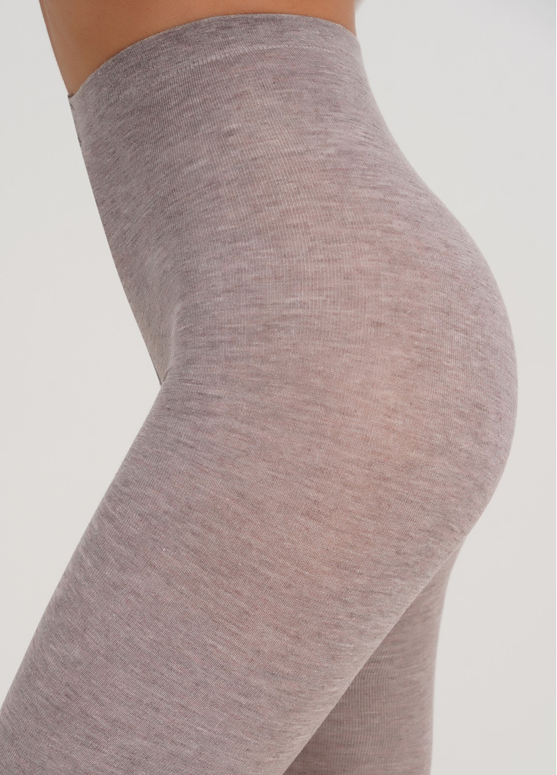 Колготки теплі з віскози CASHMERE TOUCH safari (сірий)