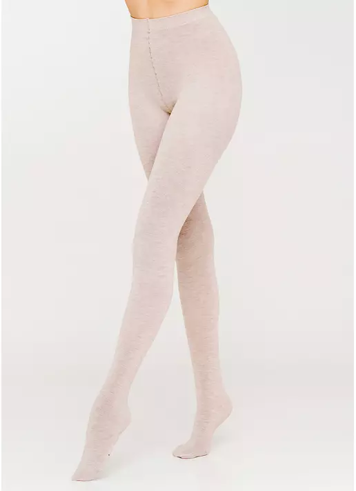Колготки теплі з віскози CASHMERE TOUCH (sand)