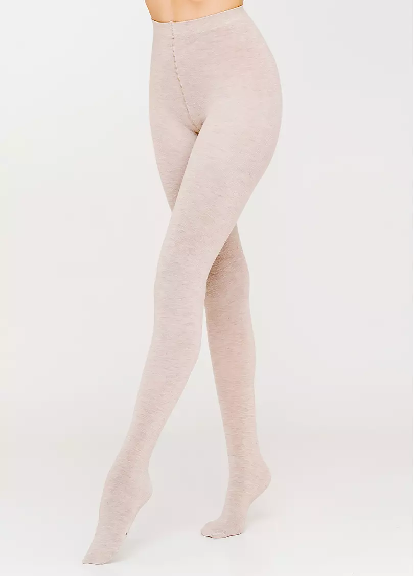 Колготки теплі з віскози CASHMERE TOUCH (sand)