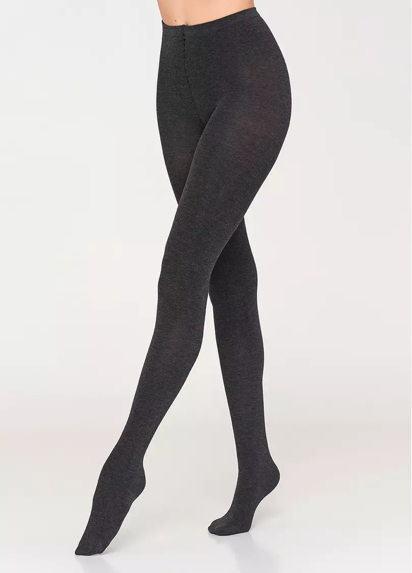 Колготки теплые из вискозы CASHMERE TOUCH (stone)