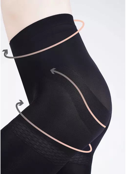 Колготки з моделюючими шортиками Effect Up 100 den (nero)