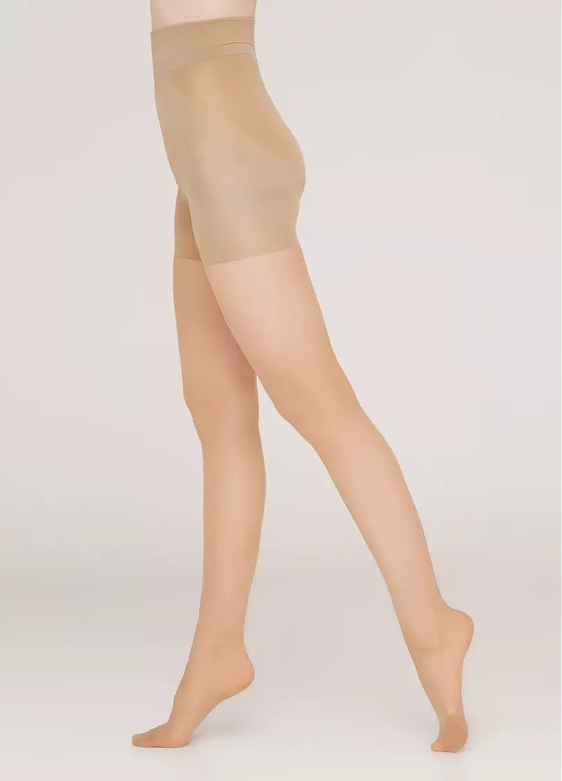 Колготки моделирующие с эффектным швом Effect Up Chic Line 20 den (daino)