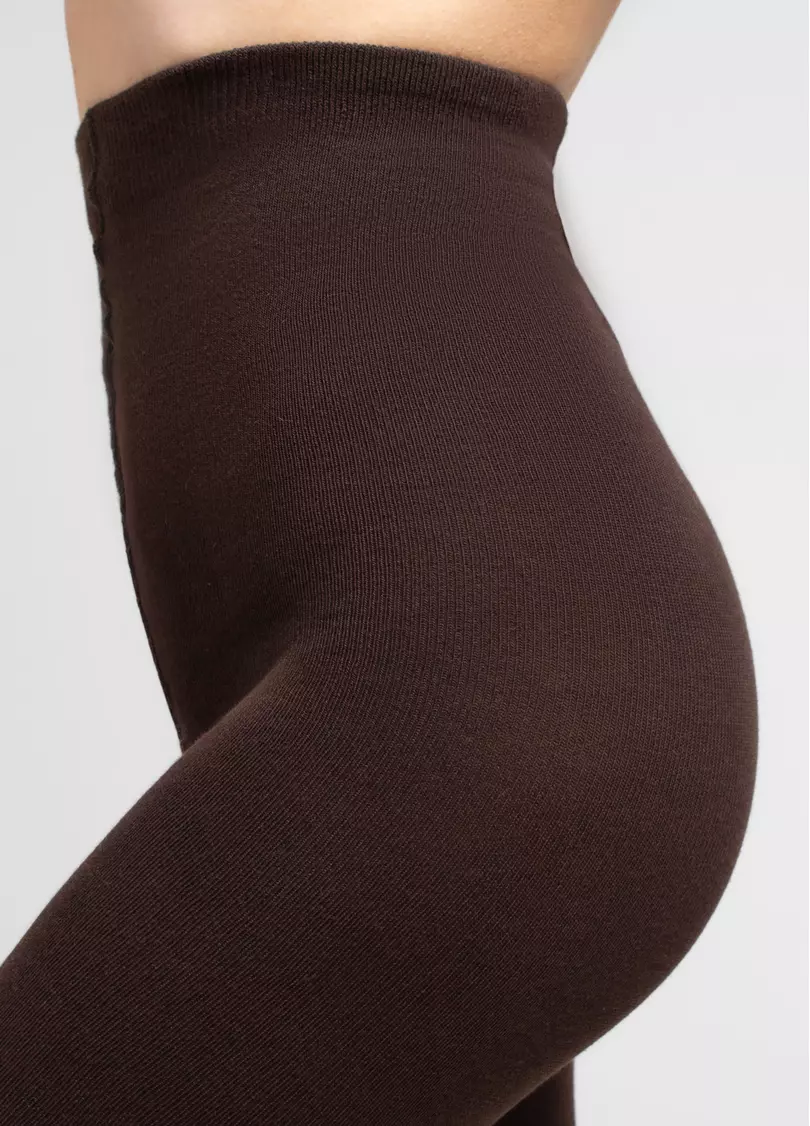 Колготки из хлопка ELITE COTTON 350 chocolate (коричневый)