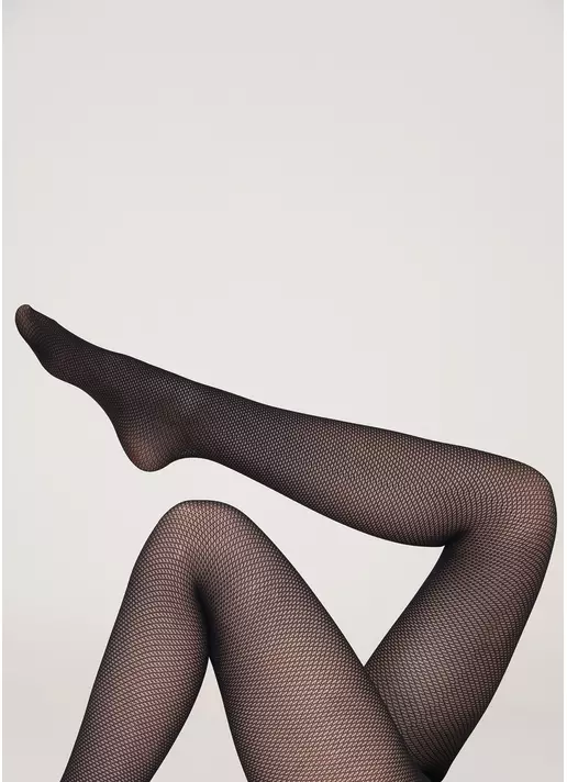 Колготы с рисунком сетки Hush 40 den model 1