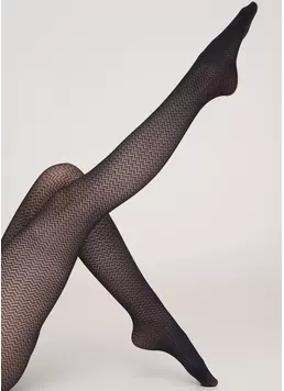 Колготки с ажурным рисунком Hush 40 den model 2