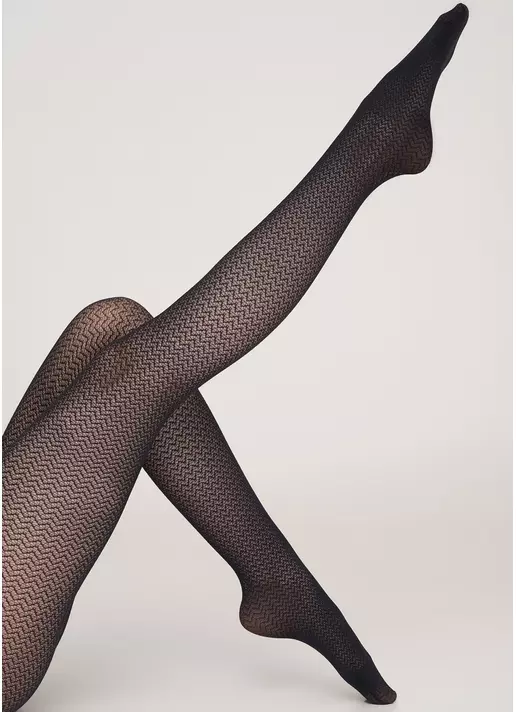 Колготки с ажурным рисунком Hush 40 den model 2