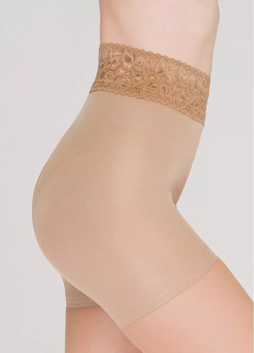 Классические моделирующие колготки з шортиками IMPRESSO SLIM 40 (daino)