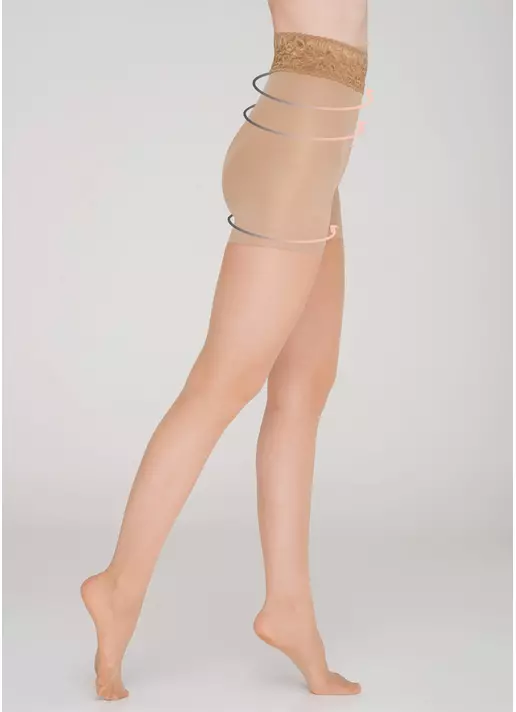 Классические моделирующие колготки з шортиками IMPRESSO SLIM 40 (daino)