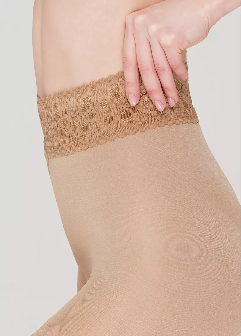 Классические моделирующие колготки з шортиками IMPRESSO SLIM 40 (daino)