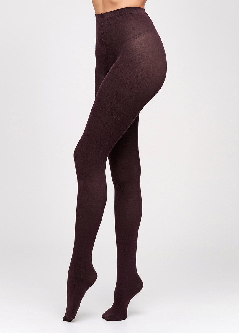 Колготки теплі бавовняні Lucky Cotton 200 den (caffe)