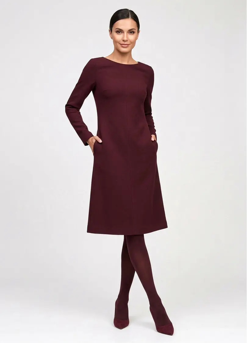 Колготки теплі бавовняні Lucky Cotton 200 den (marsala)