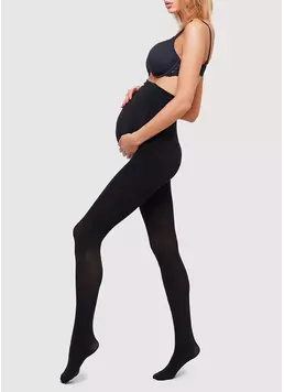 Теплі колготки для вагітних Mama 100 den (nero)