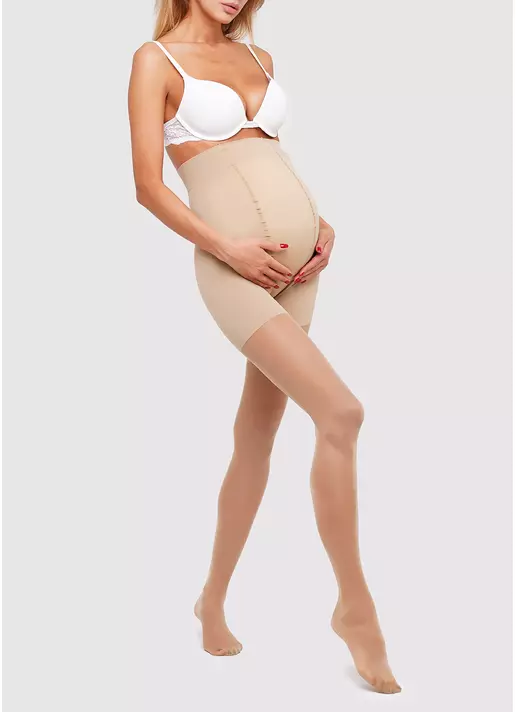 Колготки классические с шортиками для беременных Mama 20 den (daino)
