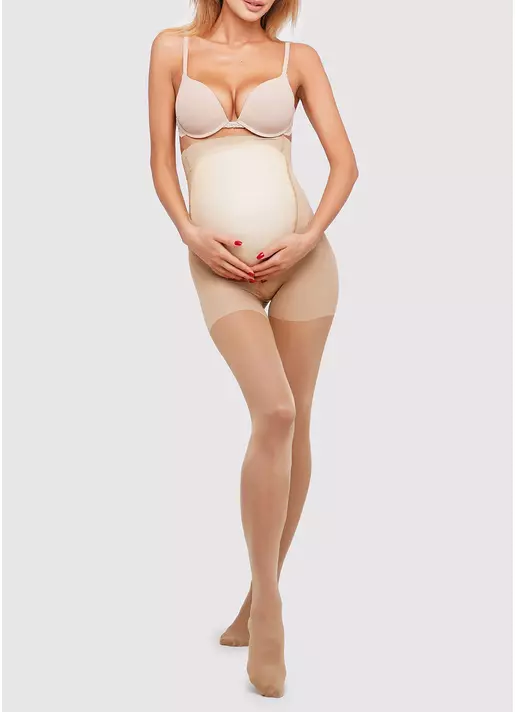 Классические колготы с шортиками для беременных Mama 40 den (daino)