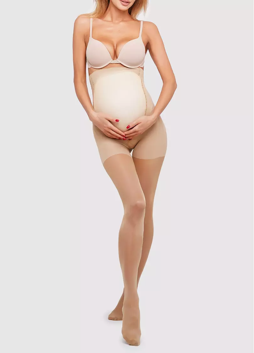 Классические колготы с шортиками для беременных Mama 40 den (daino)