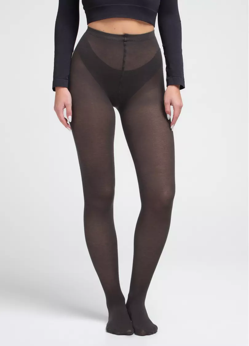 Бавовняні колготки MICROCOTTON 100 grey (сірий)