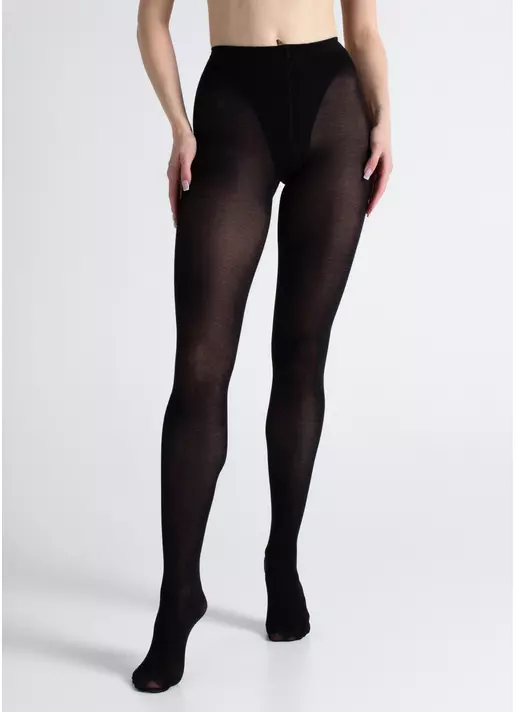 Хлопковые колготки MICROCOTTON 100 nero (черный)