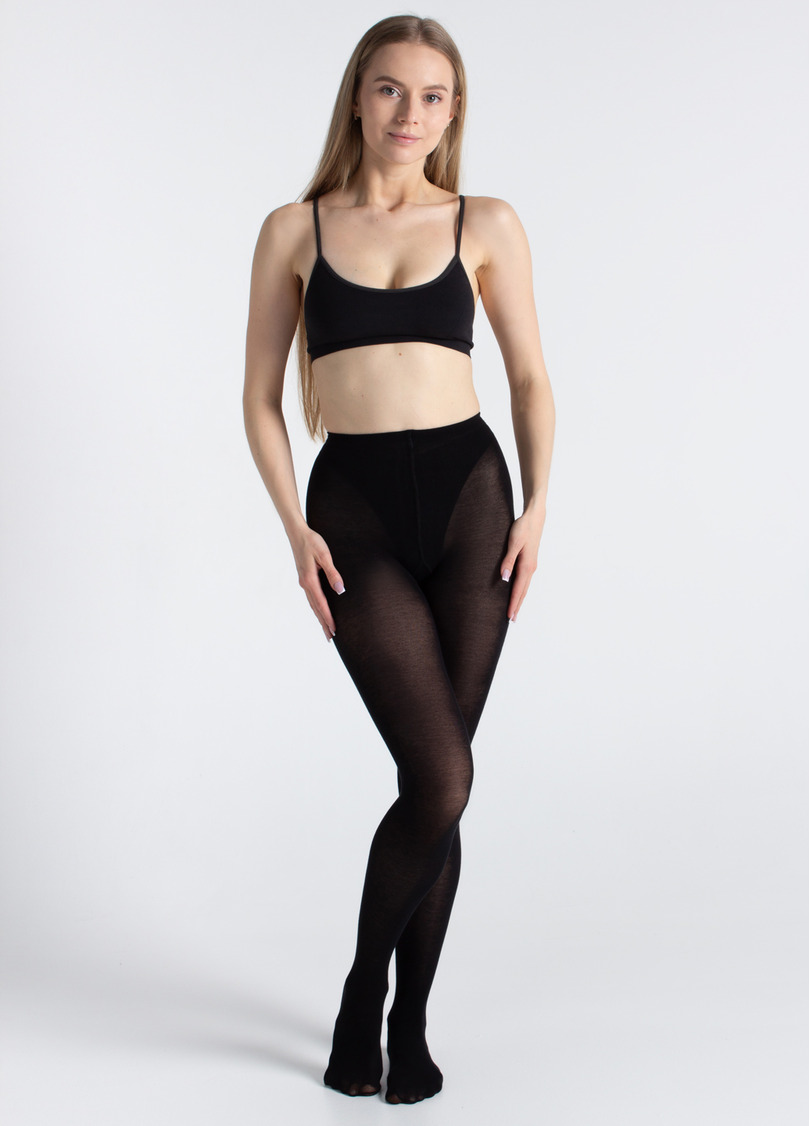 Бавовняні колготки MICROCOTTON 100 nero (чорний)