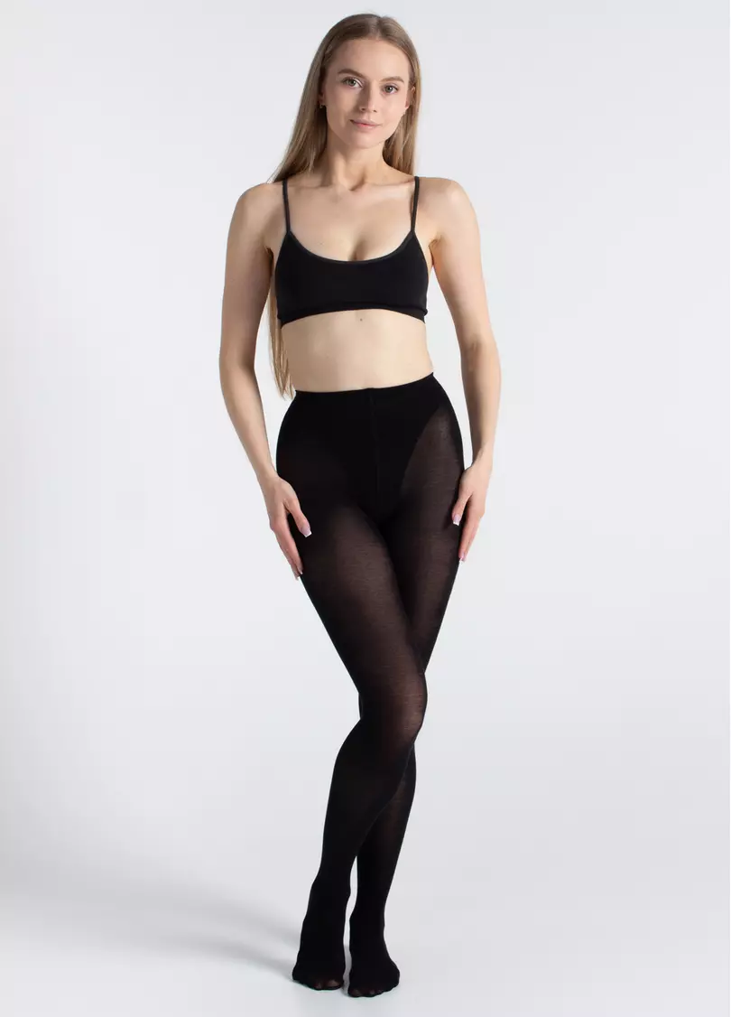 Бавовняні колготки MICROCOTTON 100 nero (чорний)