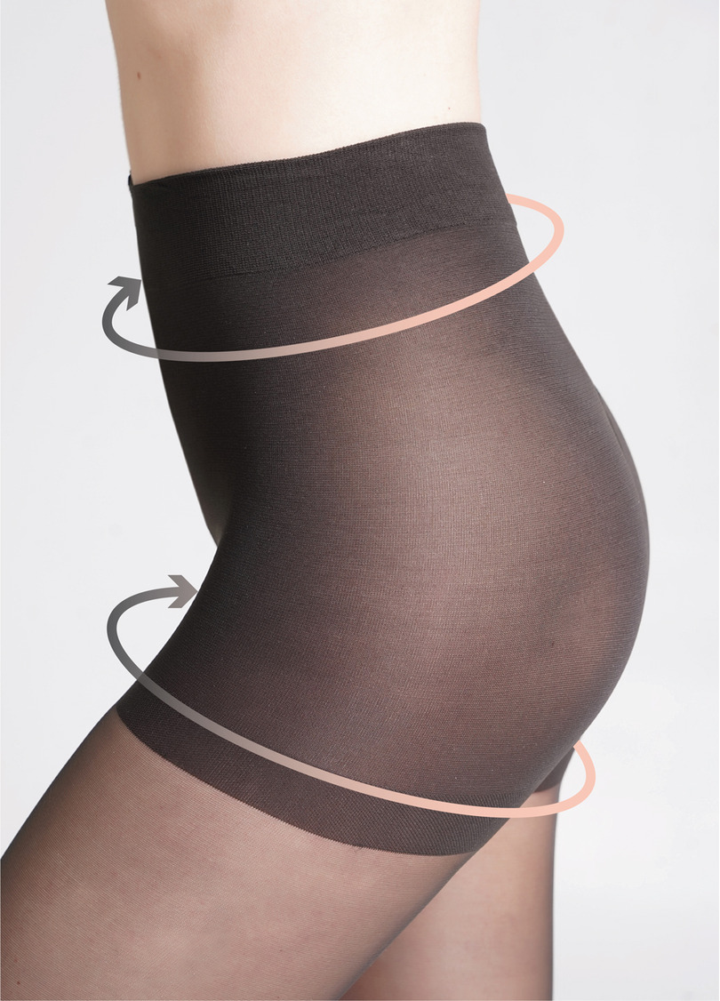 Колготки с подтягивающими шортиками PERFECT BODY 40 fumo (серый)