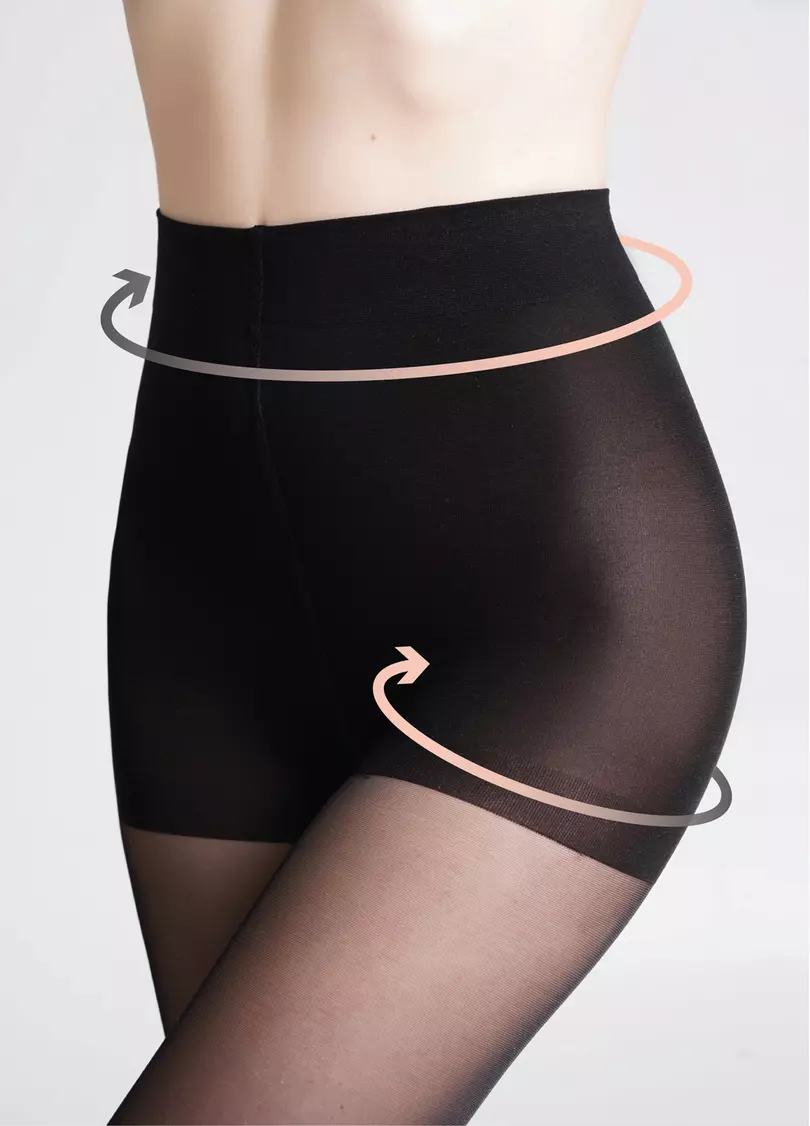 Колготки с подтягивающими шортиками PERFECT BODY 40 nero (черный)