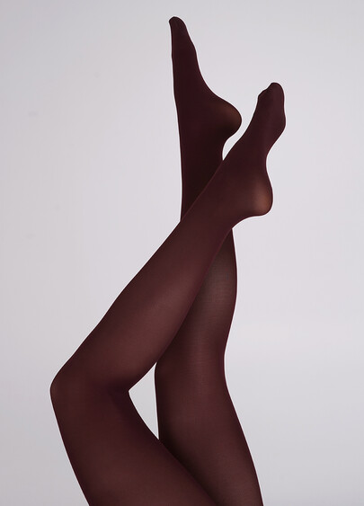 Колготки матовые из микрофибры Samba 40 den (marsala)