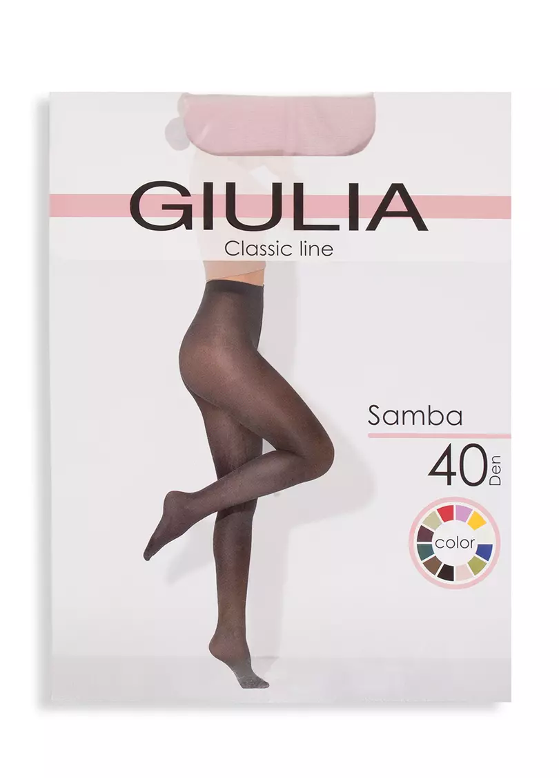 Колготки матові з мікрофібри Samba 40 pink yogurt (рожевий)