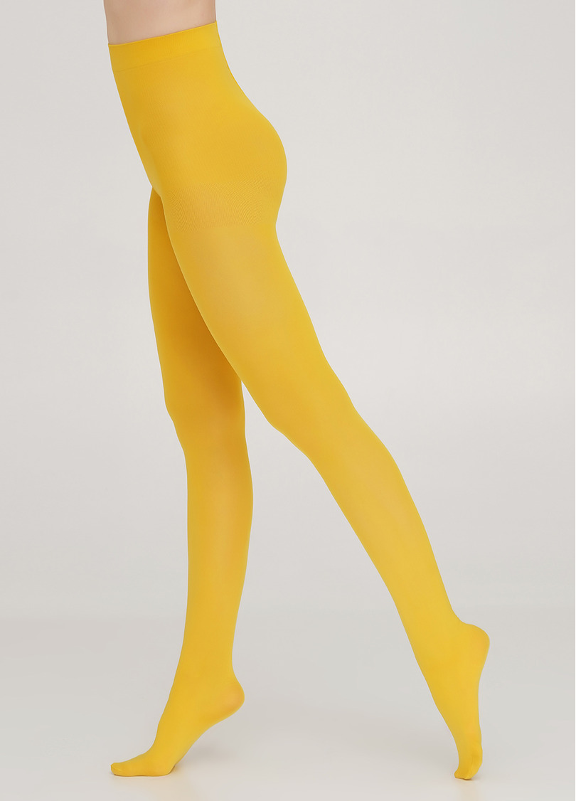 Колготки матовые из микрофибры Samba 40 den (yellow moon)