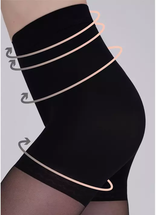 Колготки с подтягивающими шортиками Slim 40 den (nero)