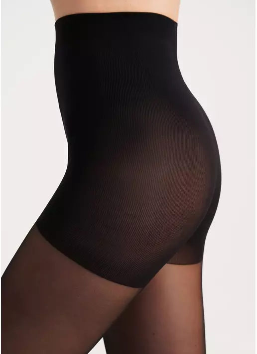 Колготки с распределенным давлением по ноге и поддерживающими шортиками SOFT MODELLING 40 nero (черный)