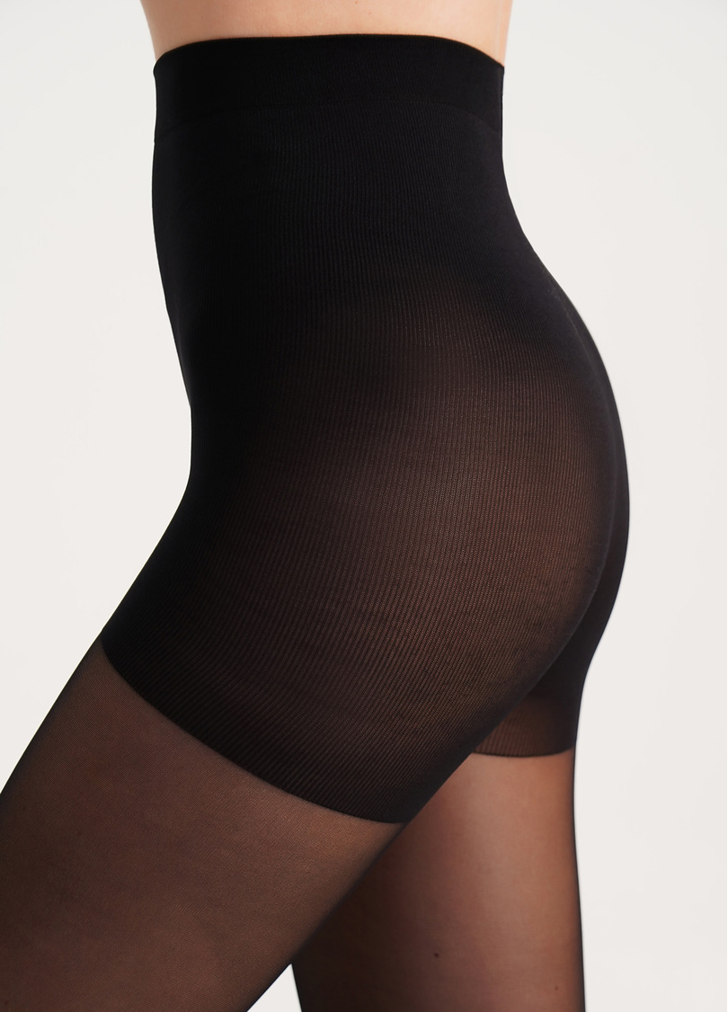 Колготки з розподіленим тиском по нозі та підтримуючими шортиками SOFT MODELLING 40 nero (чорний)