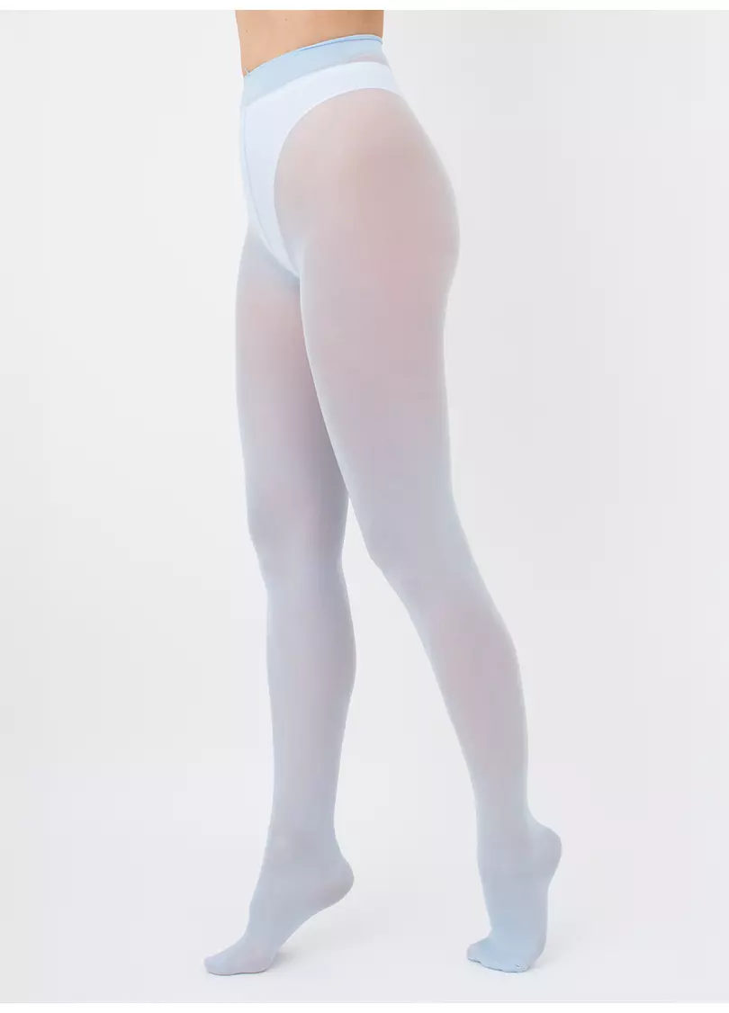 Колготки матовые из микрофибры Samba 40 blue yogurt (голубой)