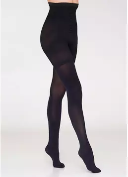 Колготки с высокой талией и поясом на силиконовой основе TALIA CONTROL 100 nero (черный)
