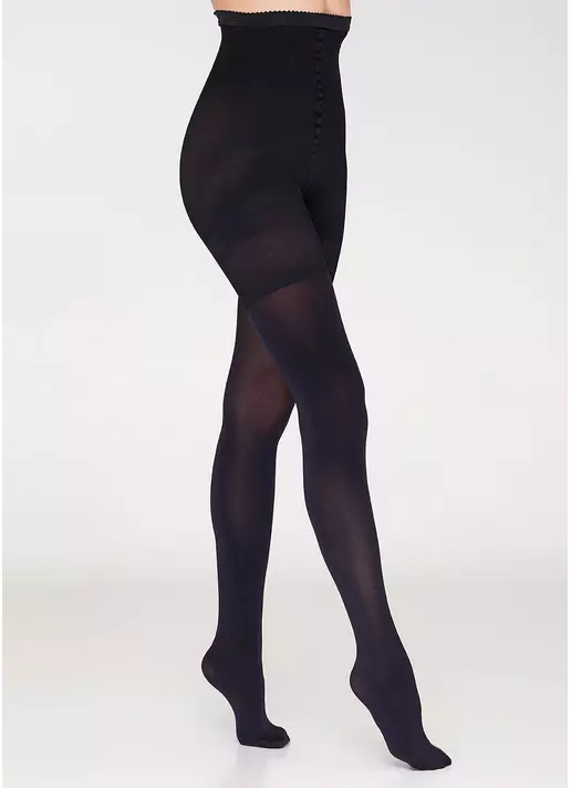 Колготки с высокой талией и поясом на силиконовой основе TALIA CONTROL 100 nero (черный)