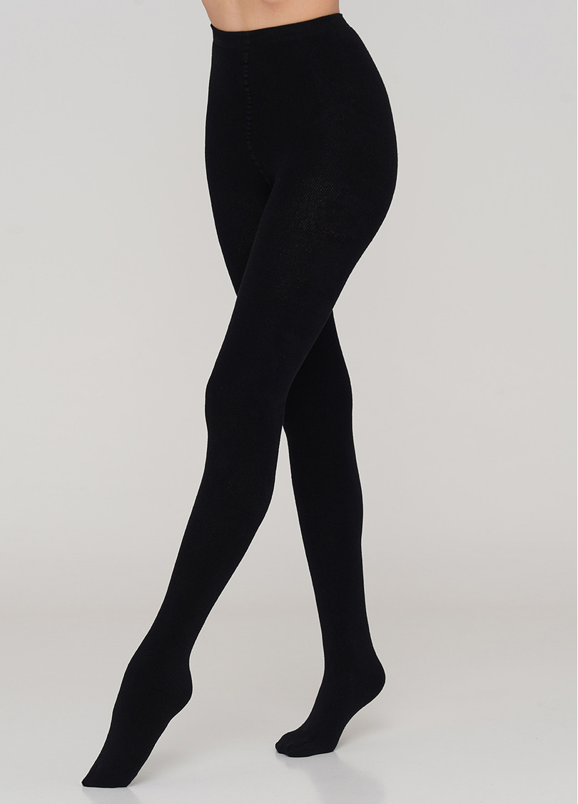 Теплі махрові колготки TERRY 250 black (чорний)