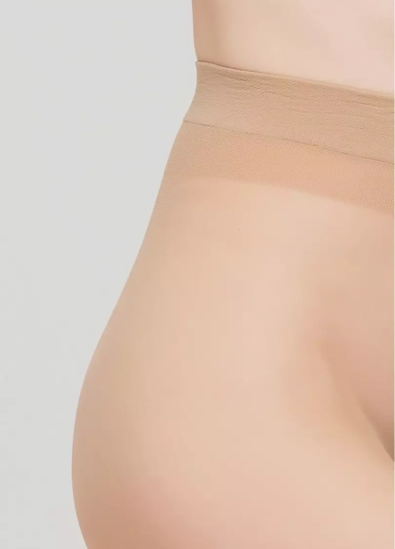 Колготки классические с открытым носком TOE 15 (honey)