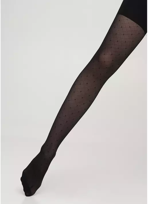 Детские колготки с рисунком ALEXA 40 nero (черный)