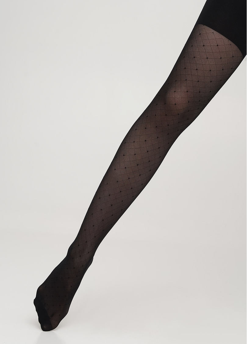 Детские колготки с рисунком ALEXA 40 (1) nero (черный)