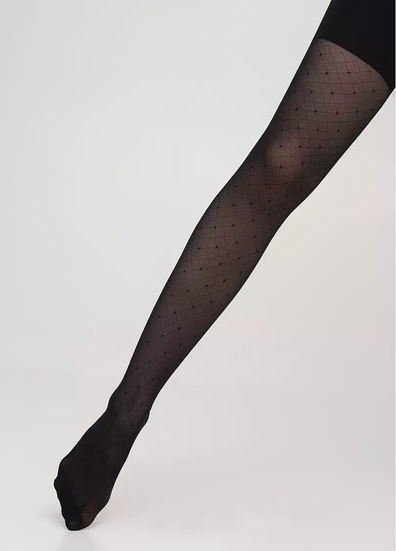 Дитячі колготки з малюнком ALEXA 40 (1) nero (чорний)