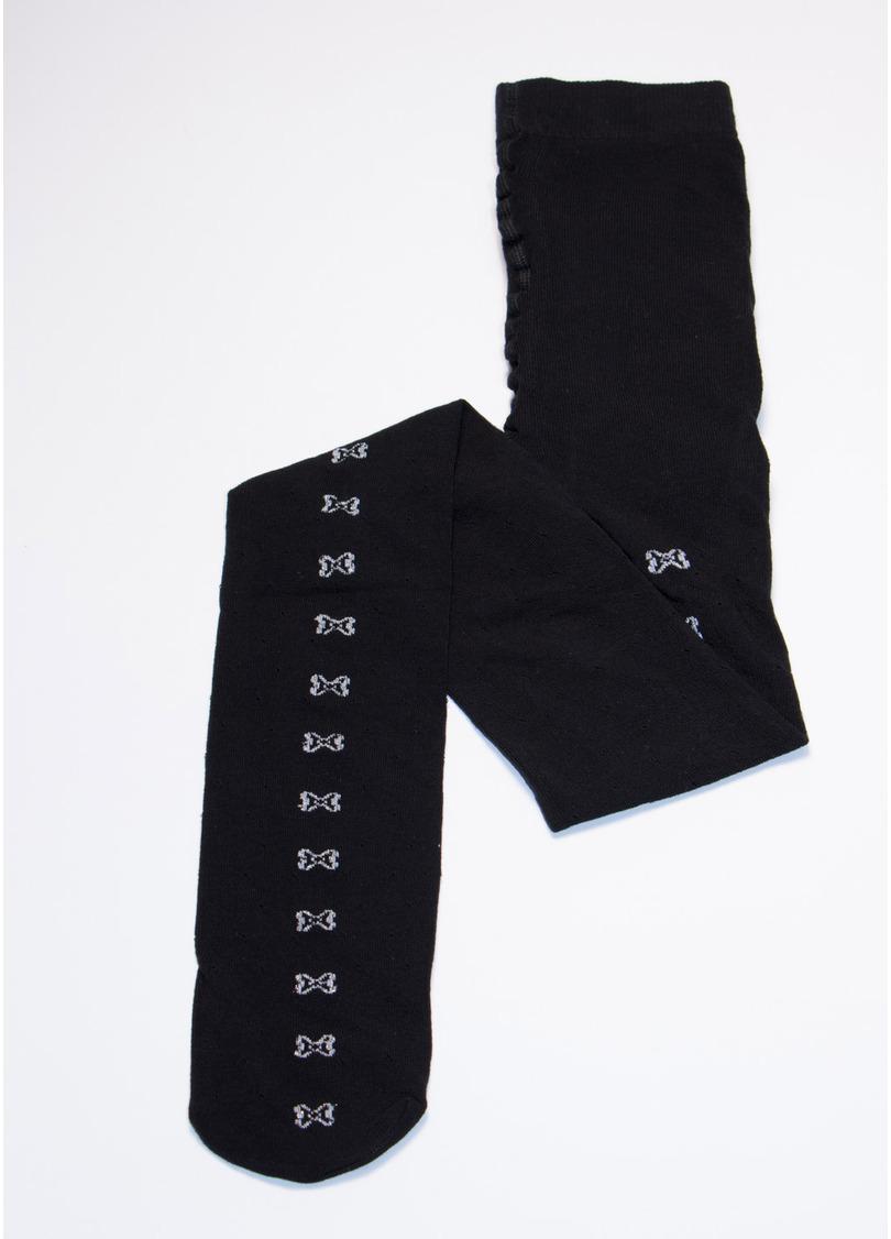 Колготки на дівчинку з бавовни ALISA (1) nero (чорний)