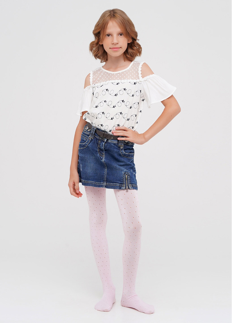 Колготки на дівчинку з бавовни ALISA (1) nero (чорний)