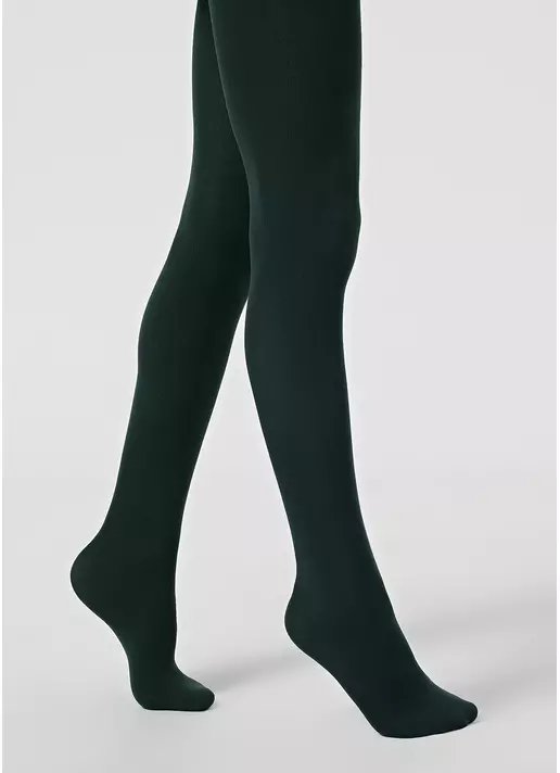 Детские теплые колготки BETTY 80 botella (зеленый)