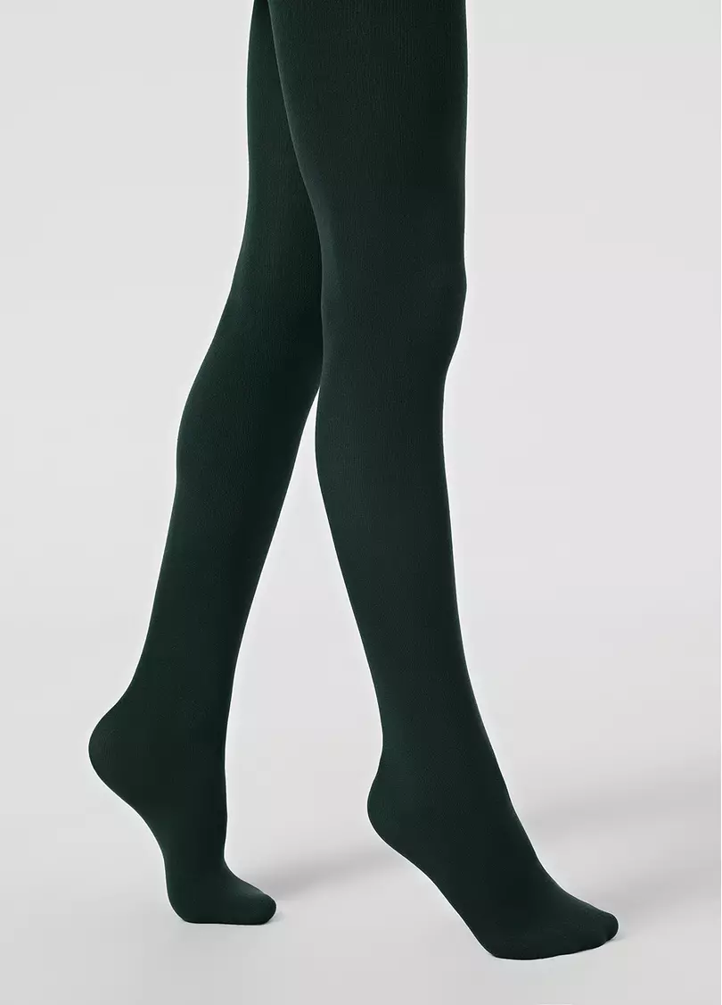 Дитячі теплі колготки BETTY 80 botella (зелений)