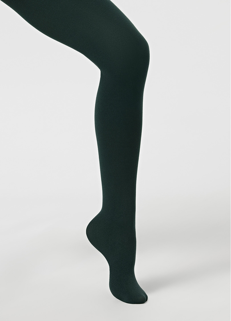 Дитячі теплі колготки BETTY 80 botella (зелений)