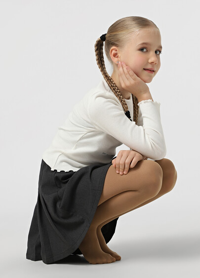 Дитячі теплі колготки BETTY 80 daino (бежевий)