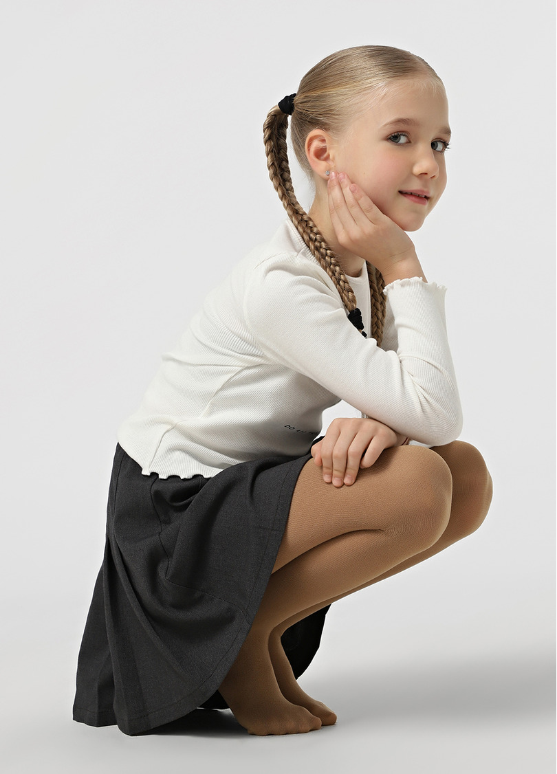Детские теплые колготки BETTY 80 daino (бежевый)