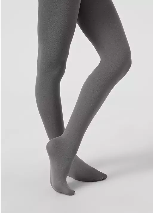 Детские теплые колготки BETTY 80 grafite (серый)