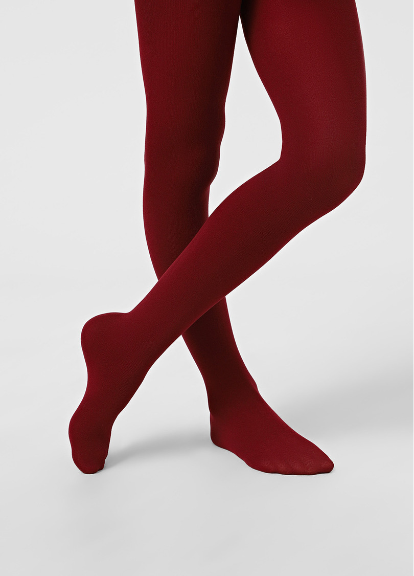 Дитячі теплі колготки BETTY 80 granato (бордовий)